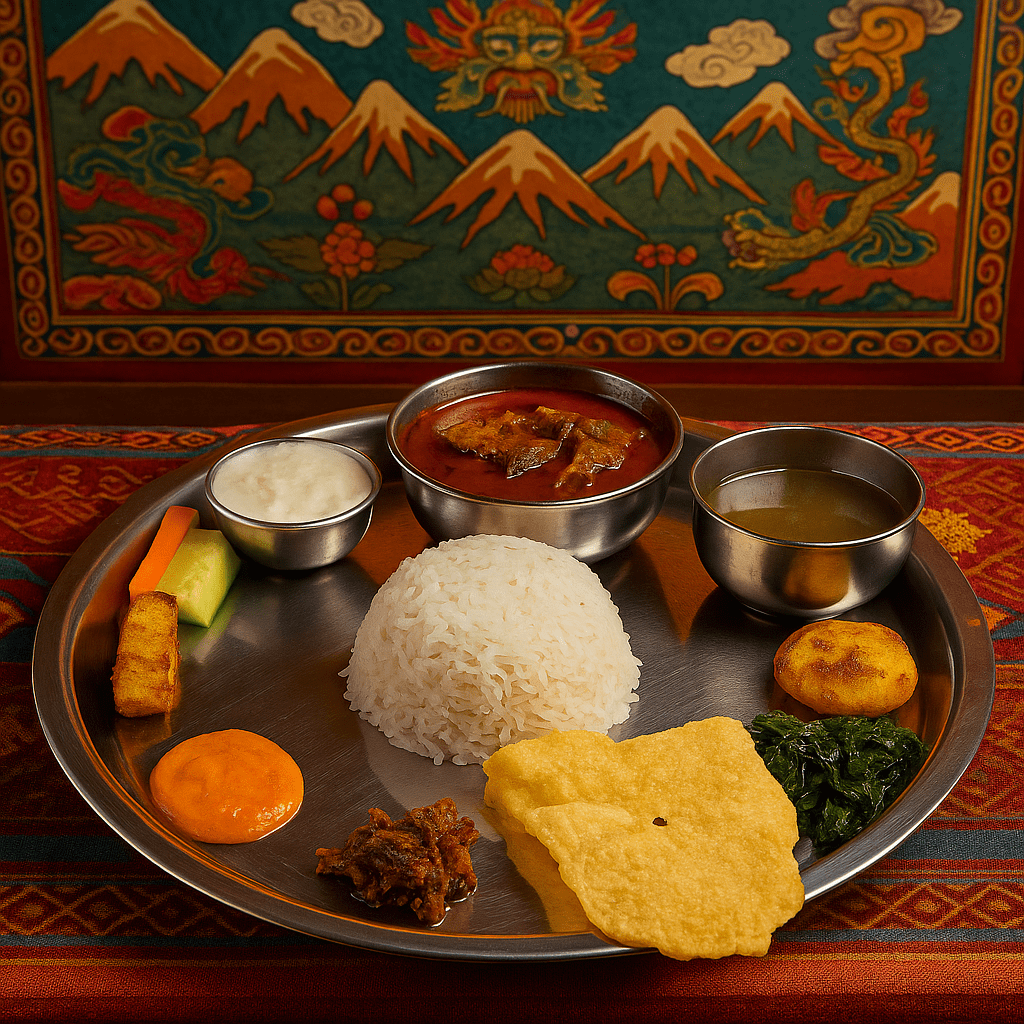 Thakali Khana Set - Authentic Nepali Cuisine at Thulo Thakali