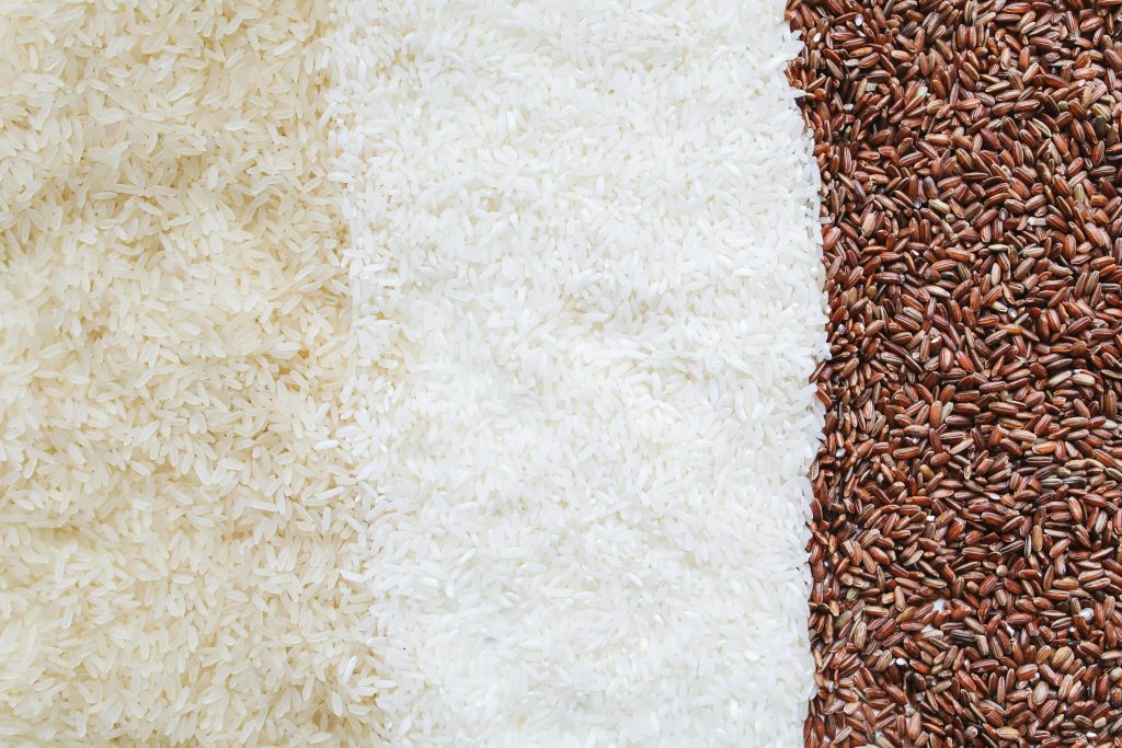 Types of rice/ grain.
