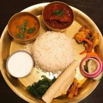 Authentic Thakali Khana Set at Thulo Thakali Restaurant, Thamel Kathmandu