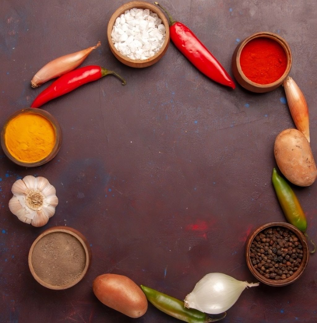 spices in circle Thakali khana near me – icon of authentic Thulo Thakali cuisine in Kathmandu